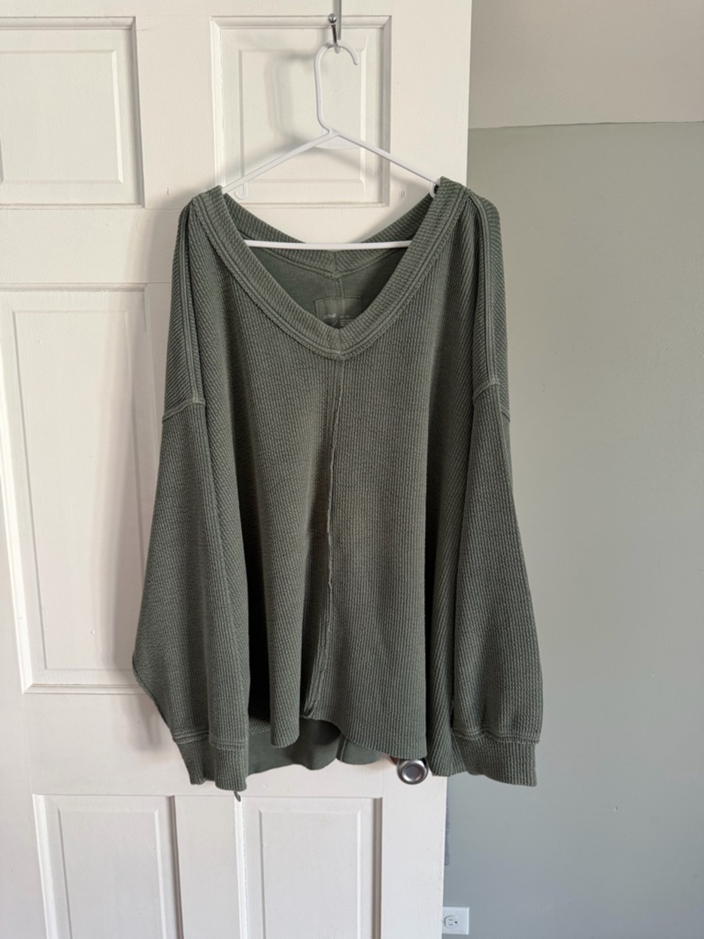 Aerie Oversized Tunic Sweater in Palm